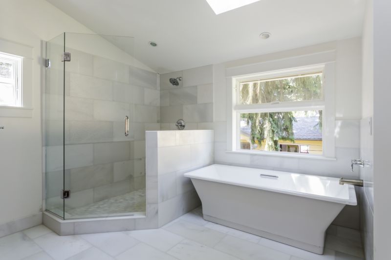 Glass Enclosed Bathtub
